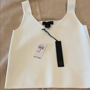 House of Harlow 1960 Cream Compression Top Size Small NWT